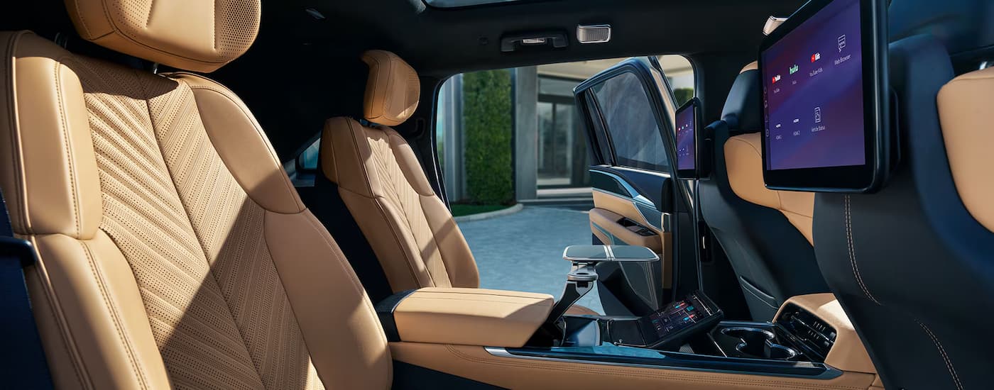 Front seating in a 2026 Cadillac Escalade IQ